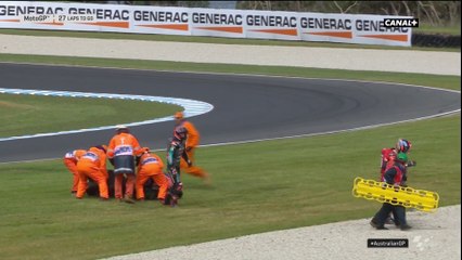 Chute de Fabio Quartararo et Danilo Petrucci