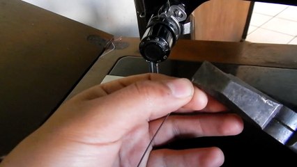 Mira como hacer pieza para enhebrar hilo en máquina de coser