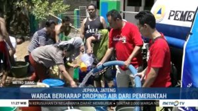 Krisis Air Bersih, Warga Jepara Hanya Berharap <i>Droping</i> Air dari Pemerintah