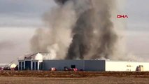 Konya ereğli organize sanayi bölgesi'nde fabrika yangını-1