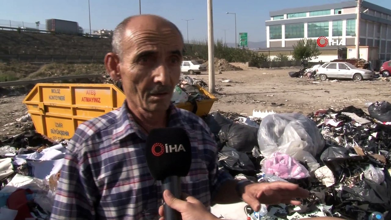İzmir’in göbeğinde çöp dağları