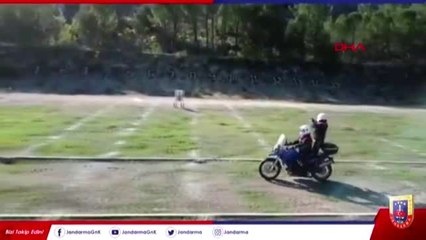 Muğla il jandarma komutanlığı emrinde, trafik hizmetlerinde görevli hızır timleri'nin atış eğitimi