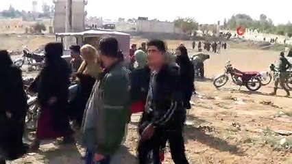 Telabyad'taki sivillere STK'lardan insani yardım
