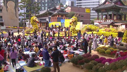 쌀쌀한 휴일..."깊어가는 가을 추억 새겨요" / YTN