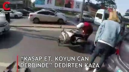 “Kasap et, koyun can derdinde” dedirten kaza