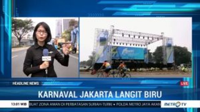Ratusan Kendaraan Listrik Ramaikan Karnaval Jakarta Langit Biru