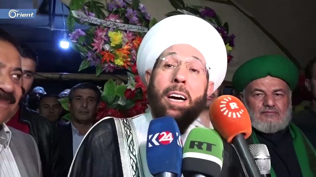 مفتي نظام الأسد أحمد حسون يدعو من مدينة القامشلي القائد العام لقسد مظلوم عبدي لزيارة دمشق