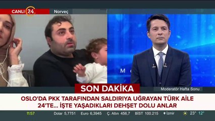Norveç Oslo'da PKK'lılar tarafından saldırıya uğrayan Türk aile 24'te
