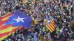 Hunderttausende demonstrieren für Unabhängigkeit Kataloniens