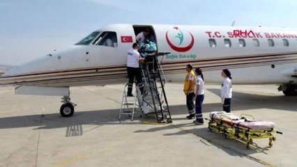 Bursa ukrayna'da kazada ağır yaralandı, ambulans uçakla bursa'ya getirildi