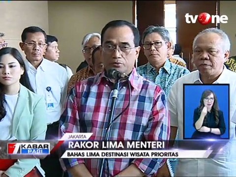 Meski Akhir Pekan, 5 Menteri Kroyokan Bahas Pariwisata RI