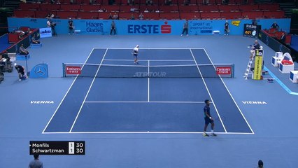 تنس:بطولة فيينا: شوارتزمان يهزم مونفيس 6-3 و 6-2