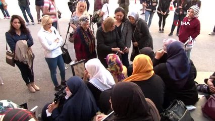 HDP önünde evlat nöbeti tutan ailelere bir destek de Hatay'dan