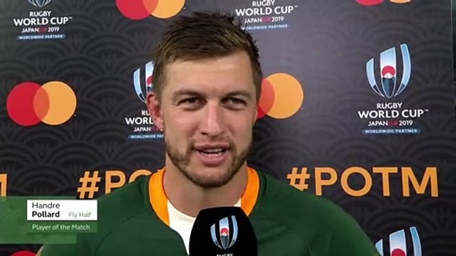 Handre Pollard wins Player of the Match