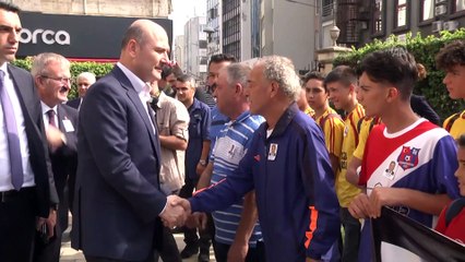 Soylu, hayatını kaybeden emekli Vali Yardımcısı Fuat Ergün için düzenlenen törene katıldı - ANTALYA