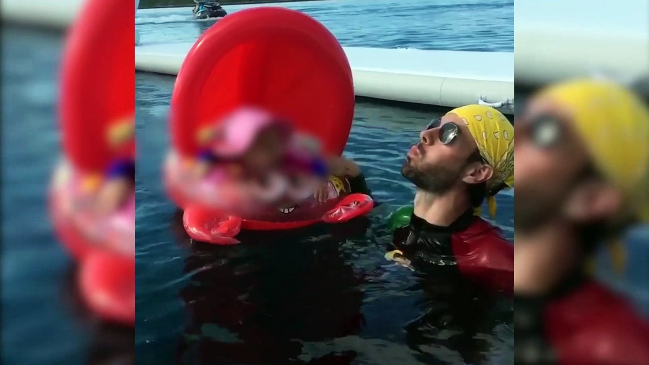 La tierna imagen de Enrique Iglesias con sus pequeños