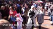 Dogs don Halloween garb for annual costumed pet parade