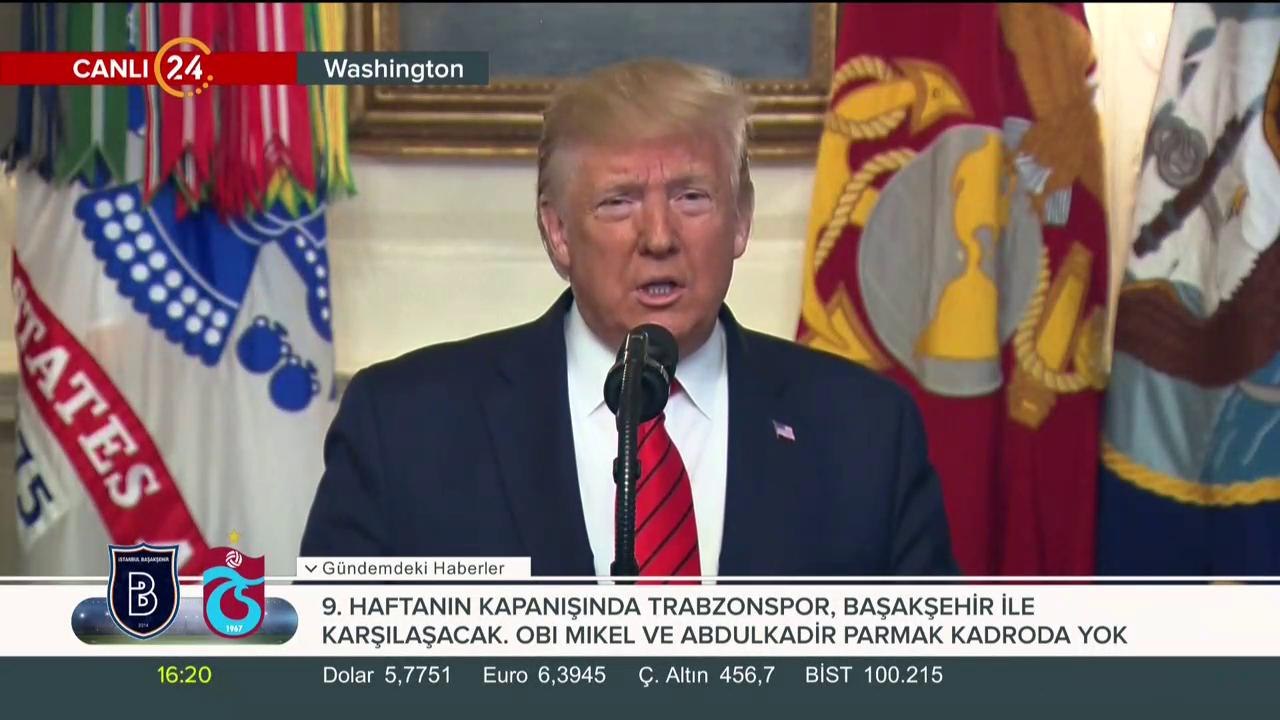 Trump açıklama yapıyor