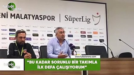 Samet Aybaba: "Bu kadar sorunlu bir takımla ilk defa çalışıyorum"