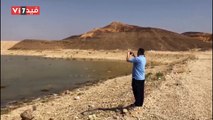 سدود وبحيرات جنوب سيناء تحجز 5 ملايين متر مكعب من السيول