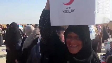 Tel Abyad halkından Türkiye'ye teşekkür