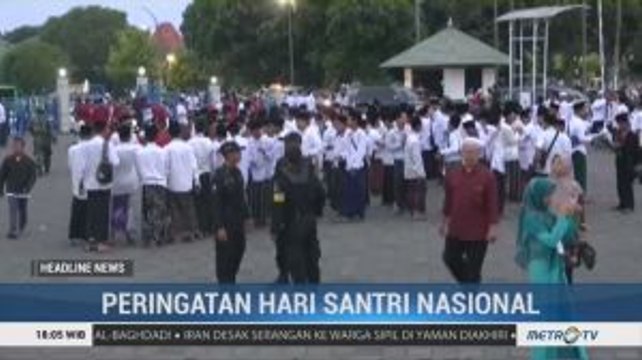 Wamenag Hadiri Puncak Peringatan Hari Santri Nasional 2019 di Surabaya