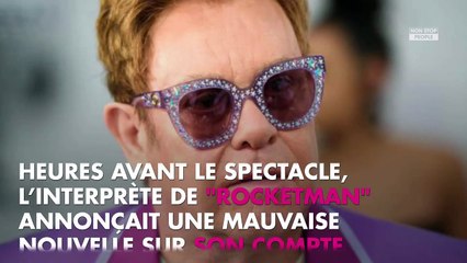 Elton John endeuillé : il annule un concert à la dernière minute