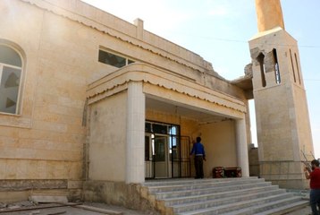 Resulayn'da YPG/PKK'nın saldırdığı cami görüntülendi