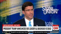 Breaking News: One-on-One with Defense Secretary Mark Esper after ISIS leader Al-Baghdadi is dead. #Breaking #News #DonaldTrump