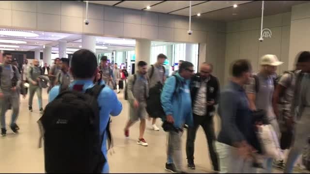 Trabzonspor'a coşkulu karşılama