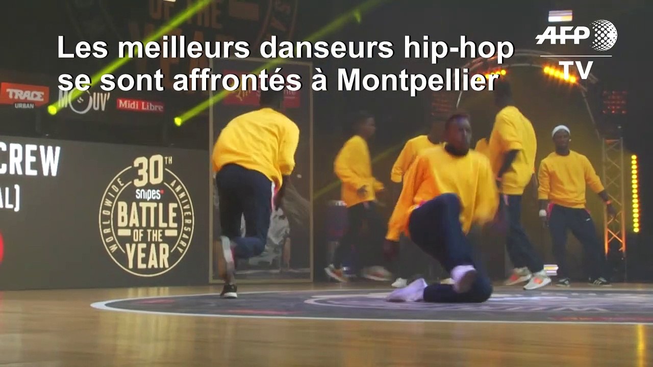 LES MEILLEURS DANSEURS HIP-HOP S'AFFRONTENT A MONTPELLIER