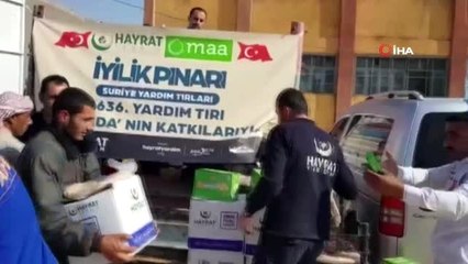 Suriye'nin kuzeyindeki halka insani yardım