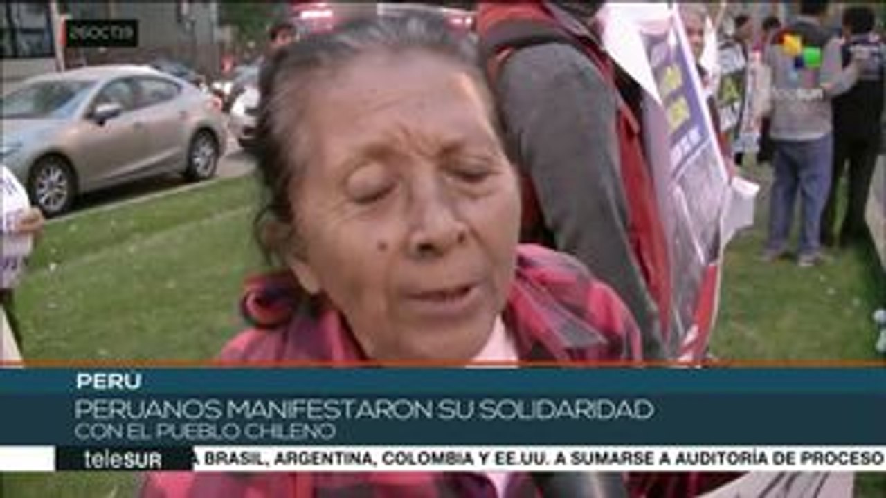 Perú: organizaciones sociales expresan solidari...