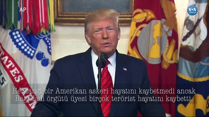 Trump: 'IŞİD Lideri Bagdadi Öldü'