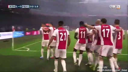 Hakim Ziyech Goal HD - Ajax 1 - 0 Feyenoord - 27.10.2019 (Full Replay)