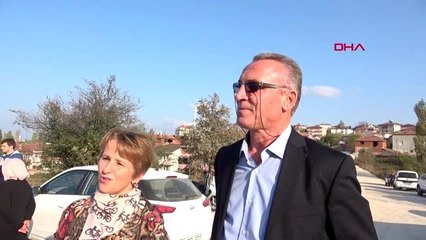 Düğünden sonra bilecik'e bisikletle geldiler