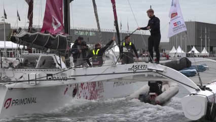 Transat Jacques Vabre Normandie Le Havre2019 : Départ ponton