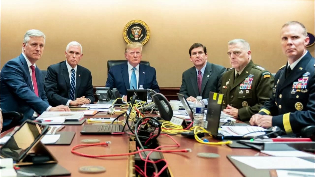 Tod von al-Bagdadi: Trump im Weißen Haus live dabei