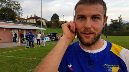 vidéo Mathias Cazaux (Renage) après derby vs Izeaux - 27102019