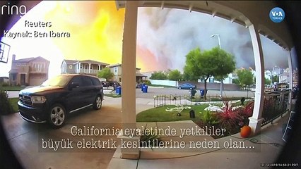California'da Yangınlar Nedeniyle Yeni Tahliye Emri
