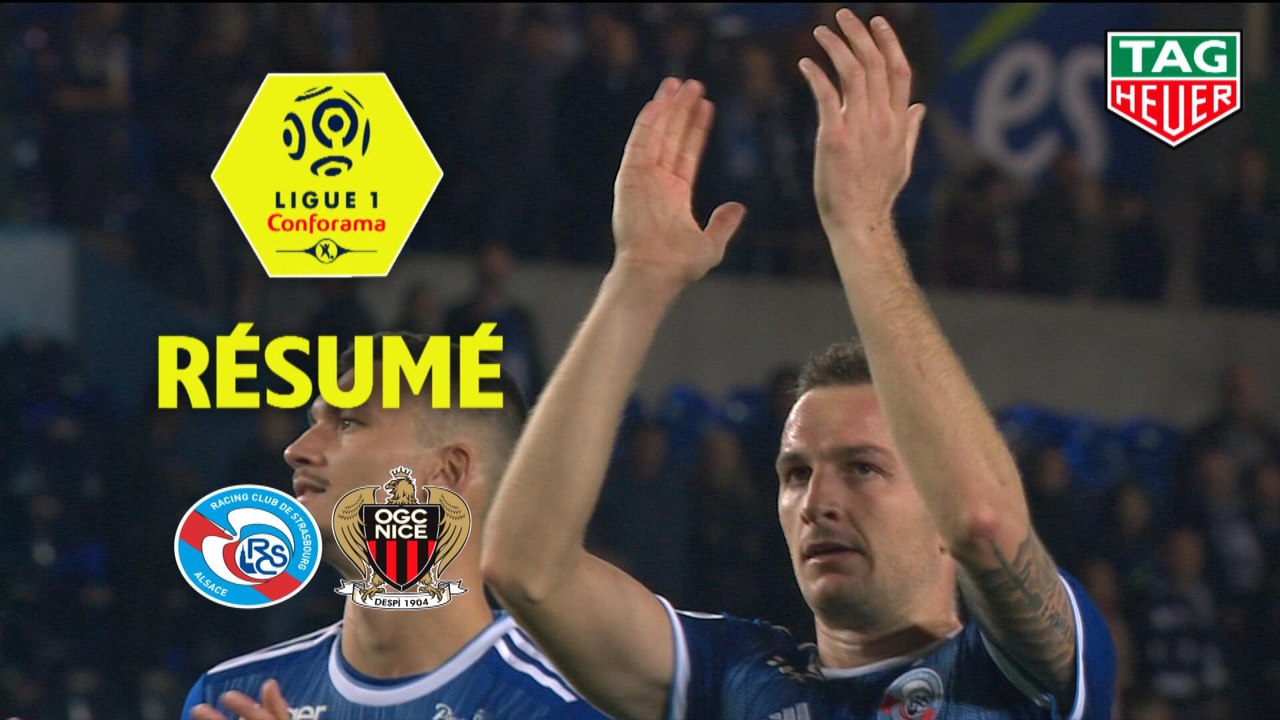 RC Strasbourg Alsace - OGC Nice (1-0)  - Résumé - (RCSA-OGCN) / 2019-20
