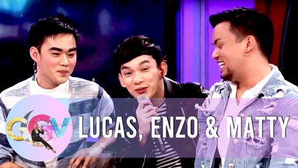 Lucas, Enzo, and Matty call their group 'iDolls' | GGV