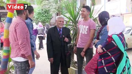 أكبر طالب عمره 75..حصل على 63% بالثانوية ودخل تربية نوعية