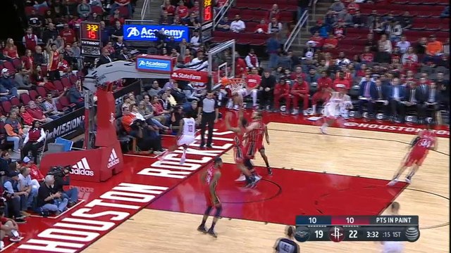 كرة سلّة: الدوري الأميركي للمحترفين: نيو اورلينز بيليكانز 123-126 هيوستون روكتس