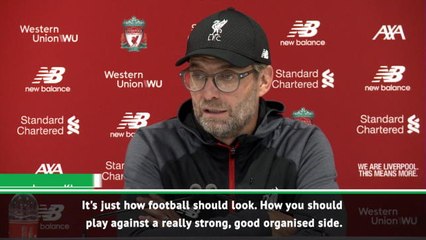 Liverpool win "just how football should look" - Klopp