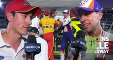 Joey Logano pushes Denny Hamlin, setting off tussle