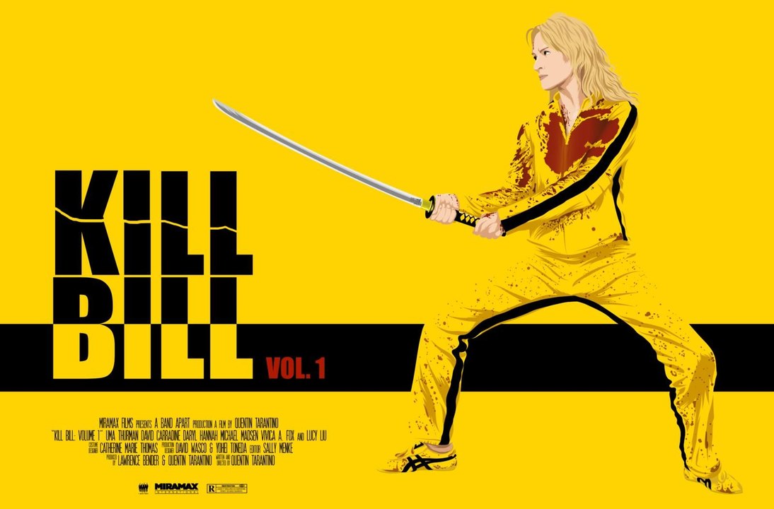 Kill Bill Vol. 1  movie (2003) Uma Thurman, Lucy Liu, Vivica A. Fox , Michael Madsen, Daryl Hannah, David Carradine