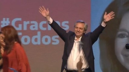 下载视频: El peronista Alberto Fernández gana elecciones argentinas en primera vuelta