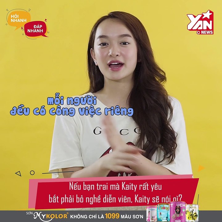 HỎI NHANH ĐÁP NHANH II KAITY NGUYỄN :''CHỊ TRANG HÝ MUỐN CƯỚI ANH TRAI CỦA EM" II YANNEWS