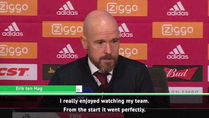 ten Hag enjoyed watching Ajax's big win over Feyenoord
